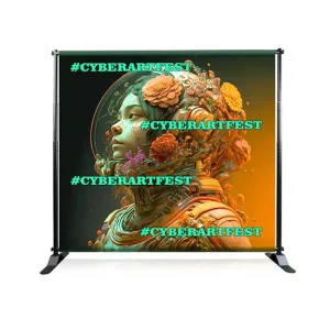 Luxury Telescopic  Stands 8x8ft and 10x8ft with Vinyl Banner